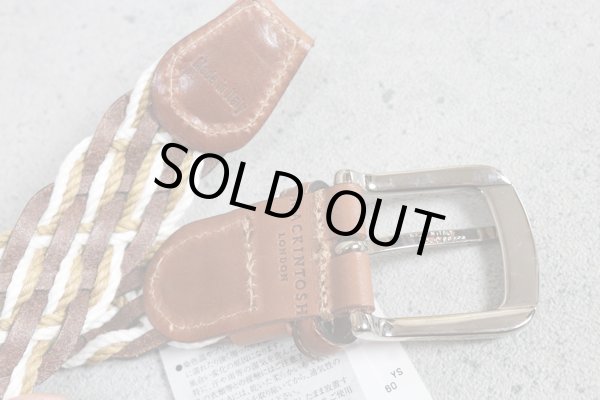 画像5: MACKINTOSH LONDONイタリア製編込みメッシュベルト/マッキントッシュ ロンドン