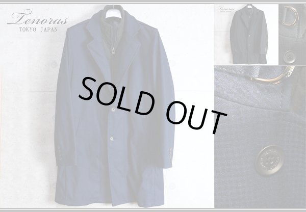 画像1: メンズ ティノラス ボンディングレイヤードコート/MEN'S TENORAS