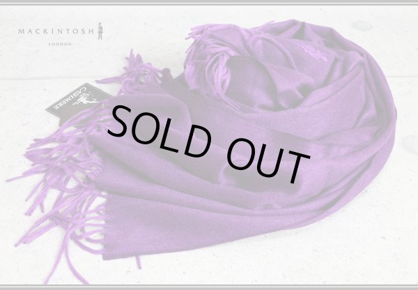 画像2: MACKINTOSH LONDON日本製カシミヤマフラー/ストール/マッキントッシュ ロンドン