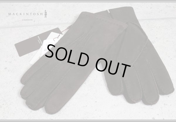 画像1: MACKINTOSH LONDONイタリア製 羊革カシミヤ ライナー グローブ/マッキントッシュ ロンドン/手袋