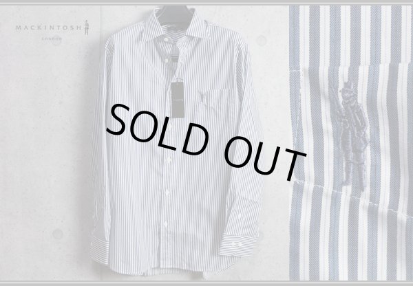 画像2: MACKINTOSH LONDON春夏ストライプ長袖シャツ/マッキントッシュ ロンドン