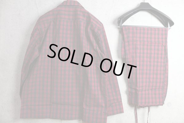 画像5: ポールスミス パイピング ドット チェック パジャマ/上下/セットアップ/Paul smith