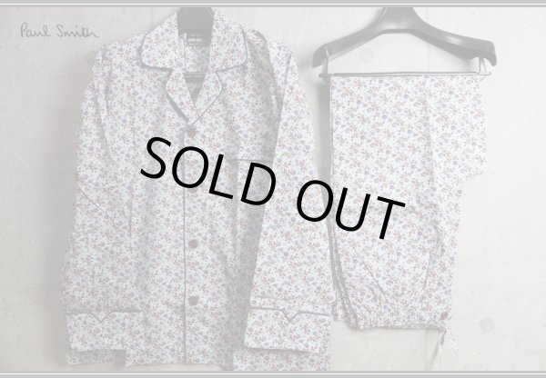 画像2: ポールスミス パイピング 花柄 パジャマ/上下/セットアップ/Paul smith