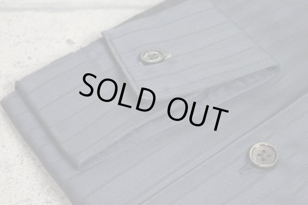 画像9: ポールスミス ロンドンGIZA88コットン ヘリンボーン シャドーストライプ長袖ドレスシャツ/Paul smith LONDON