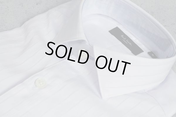 画像5: ポールスミス ロンドンGIZA88コットン ヘリンボーン シャドーストライプ長袖ドレスシャツ/Paul smith LONDON