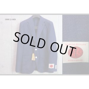 画像: コムサメン 英国マーリング&エヴァンス生地 ウール リネン テーラード ジャケット/COMME CA MEN/MARLING & EVANS