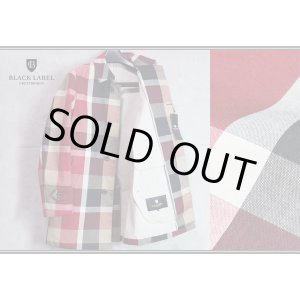 画像: ブラックレーベル クレストブリッジ クレストブリッジチェック ボンディング ステンカラー コート/BLACK LABEL CRESTBRIDGE