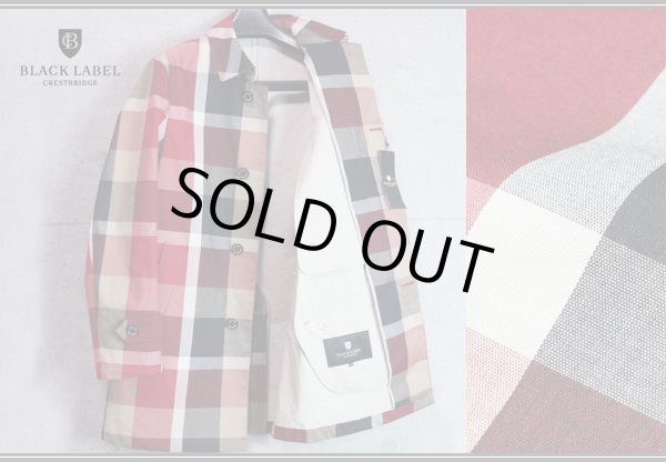 画像1: ブラックレーベル クレストブリッジ クレストブリッジチェック ボンディング ステンカラー コート/BLACK LABEL CRESTBRIDGE