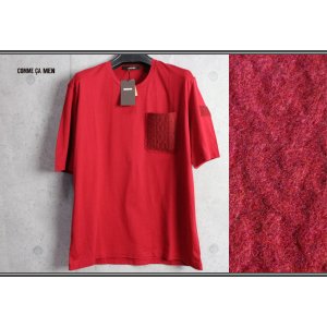 画像: コムサメン『拘りの日本製』パッチワーク クルーネックTシャツ/COMME CA MEN