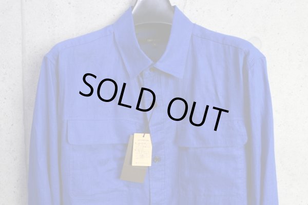 画像3: コムサメン 春夏 フレンチリネン ブロード 吸水速乾 シャツ ブルゾン/麻/COMME CA MEN