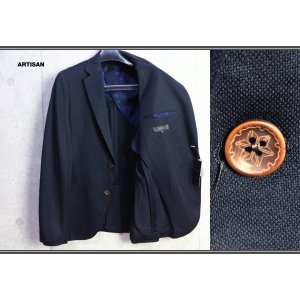 画像: アルチザン 春夏 日本製 ウール リネン ジャージー ジャケット/ARTISAN MEN