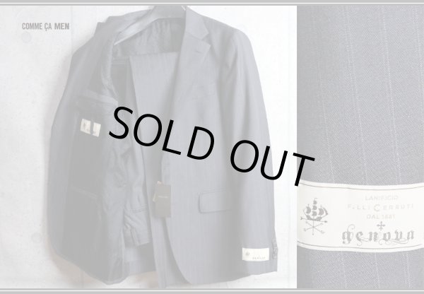 画像7: コムサメン 春夏 チェルッティ ジェノバ生地ハリ 艶感 シャンブレー モダントラディショナル スーツ/COMME CA MEN