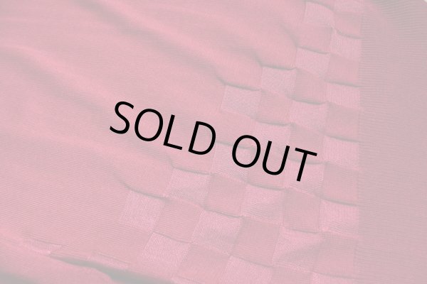 画像16: コムサメン 秋冬 カラーブロック 市松 リンクス編み ウール ニット クルーネック ハイゲージ セーター/COMME CA MEN