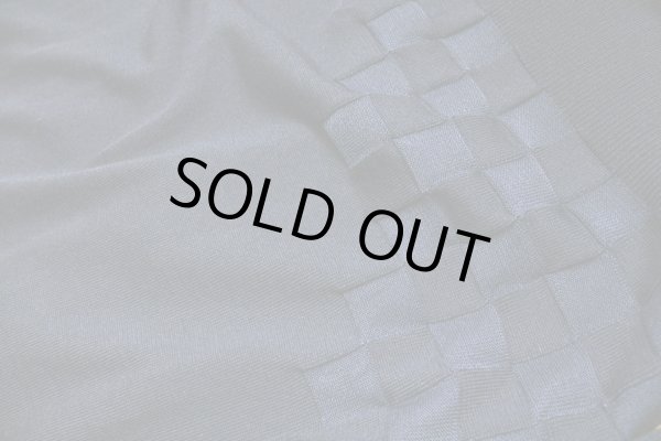 画像12: コムサメン 秋冬 カラーブロック 市松 リンクス編み ウール ニット クルーネック ハイゲージ セーター/COMME CA MEN