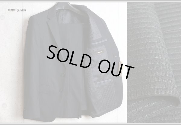 画像6: コムサメン 春夏 モダントラディショナル オーストラリア産 SUPER100 背抜き シャドーピンストライプ スーツ/ジャケット/スラックス