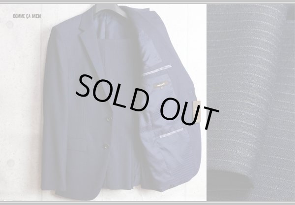 画像11: コムサメン 春夏 モダントラディショナル オーストラリア産 SUPER100 背抜き シャドーピンストライプ スーツ/ジャケット/スラックス