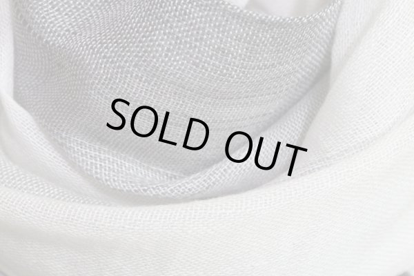 画像3: アルチザン メン 春夏 イタリア製 大判 白夜 グラデーション リネン ストール/ARTISAN MEN/麻