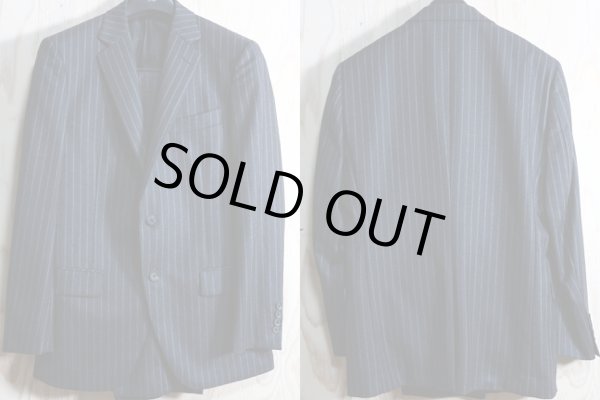 画像3: メンズティノラス 秋冬 ウール フランネル チョークストライプ スーツ/MEN'S TENORAS