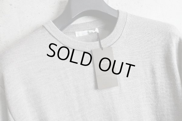 画像5: コムサメン 天竺 カラーステッチ ウール クルーネック ニット セーター /COMME CA MEN/ハイゲージ