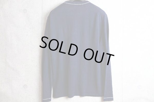 画像9: コムサメン 天竺 カラーステッチ ウール クルーネック ニット セーター /COMME CA MEN/ハイゲージ