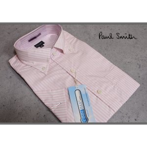 画像: ポールスミス ロンドン 春夏 COOLMAX ストライプ 半袖ドレスシャツ/Paul smith LONDON