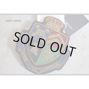 画像: コムサコミューン/COMME CA COMMUNE 刺繍 職人仕上げ エンブレム ワッペン