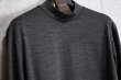 画像2: コムサメン 秋冬 日本製 ウォッシャブル 吸水速乾 ウール モックネック 長袖Tシャツ/COMME CA MEN