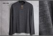 画像4: コムサメン 秋冬 日本製 ウォッシャブル ウール ジャケットネック 長袖Tシャツ/COMME CA MEN