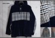 画像1: コムサコミューン/COMME CA COMMUNE 秋冬 シェニールヤーン ツイードチェック切り替え プルパーカー
