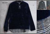画像: コムサコミューン/COMME CA COMMUNE 秋冬 シェニールヤーン ツイードチェック切り替え トレーナー