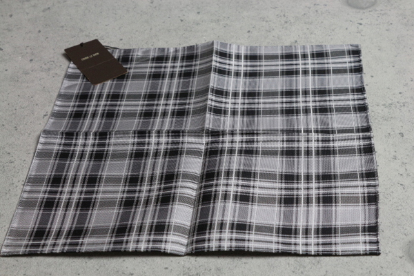 画像4: コムサメン上質シルクタータンチェックハンカチ/COMME CA MEN