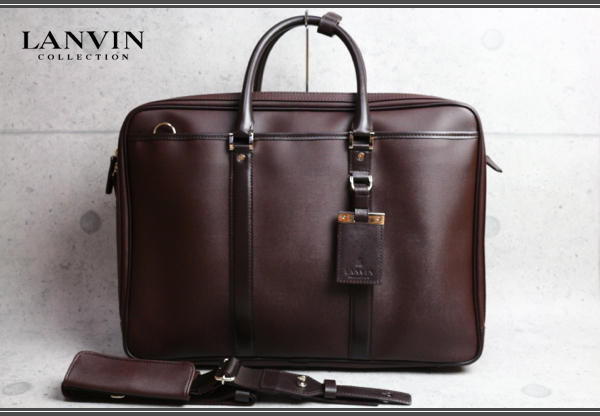 LANVIN ランバン ビジネス 46/46(M位) チャコールグレー系