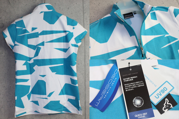 画像3: カッパゴルフ高機能半袖ジップシャツ/Kappa GOLF