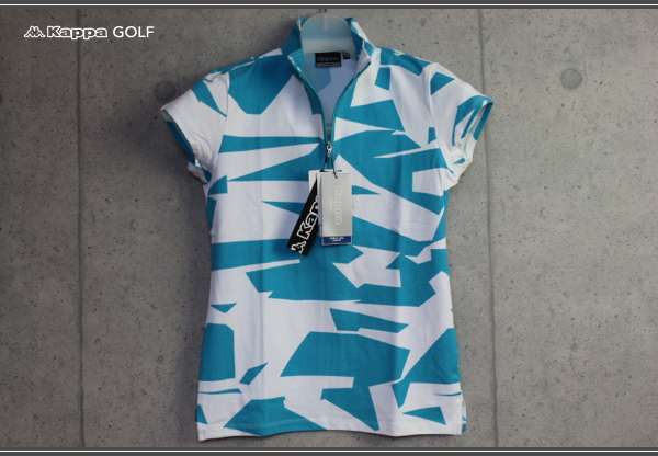 画像1: カッパゴルフ高機能半袖ジップシャツ/Kappa GOLF