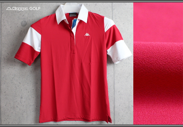 画像1: カッパゴルフ高機能半袖ポロシャツ/Kappa GOLF