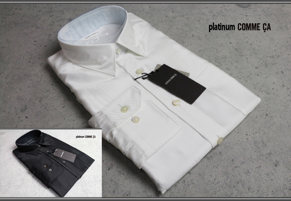 【新品・未使用】Platinum COMME CA メンズシャツ