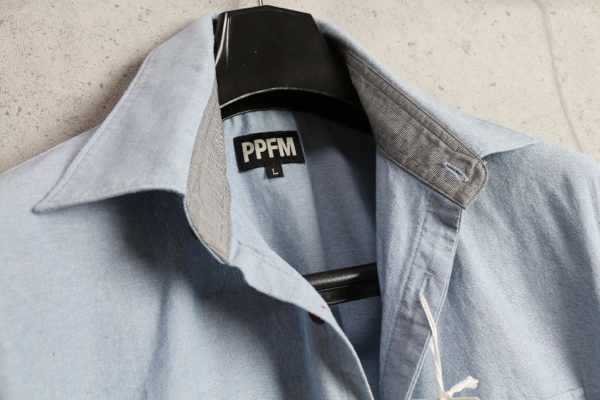 画像2: PPFMシャンブレーコットンデザイン半袖シャツ/ペイトンプレイス