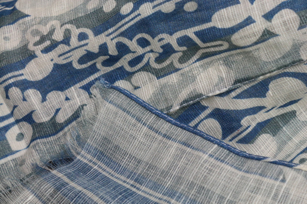 画像6: コムサメン イタリア製ペイズリーストライプストール/綿麻/メンズ/COMME CA MEN