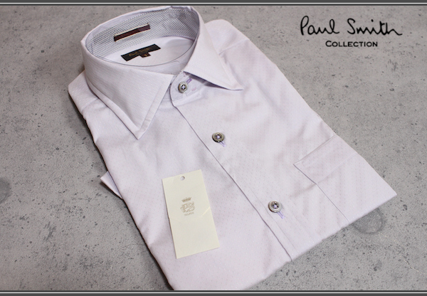 画像1: ポールスミス コレクション 春夏 日本製 シャドードット 半袖ドレスシャツ/Paul smith COLLECTION