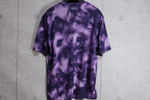 画像6: コムサメン 春夏 日本製 麻/ラミー 天竺 ムラ染風プリント Vネック Ｔシャツ/定価1.6万円/COMME CA MEN