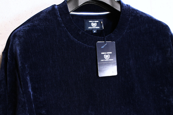 画像2: コムサコミューン/COMME CA COMMUNE 秋冬 シェニールヤーン ツイードチェック切り替え トレーナー