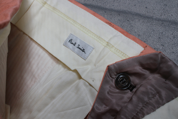 画像4: ポールスミス 春夏 日本製 立体デザイン コットン スラックス/定価3万円/PAUL SMITH