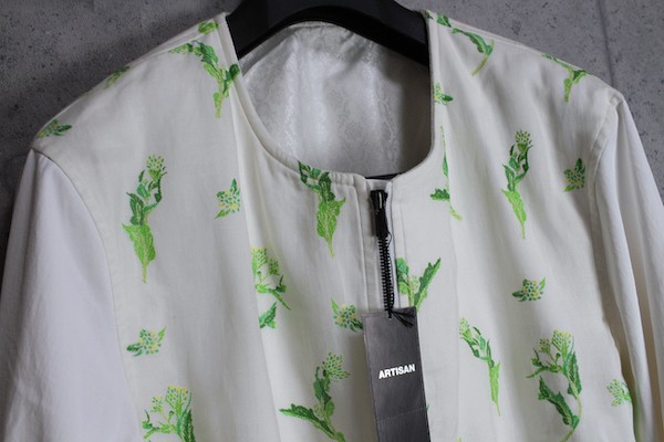 画像3: アルチザン メン 春夏 日本製 旗艦店限定 文化企画 リネン混 最高級EXCELLAジップ ブルゾン/ARTISAN MEN