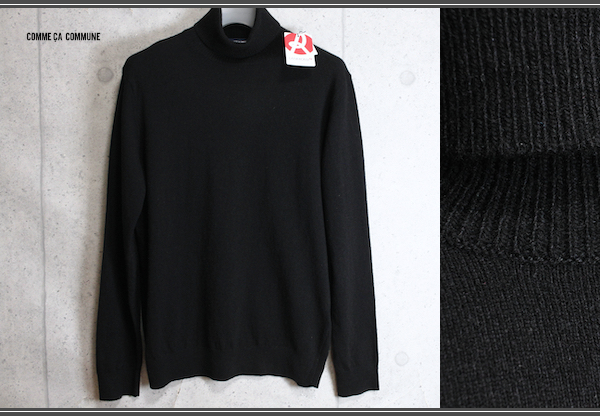 画像10: コムサコミューン/COMME CA COMMUNE 秋冬 イタリア LANEROSSI/ラネロッシ EXファインメリノ タートルネック セーター