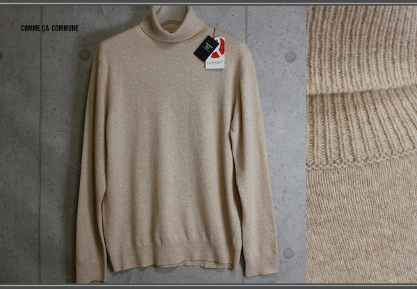 画像4: コムサコミューン/COMME CA COMMUNE 秋冬 イタリア LANEROSSI/ラネロッシ EXファインメリノ タートルネック セーター